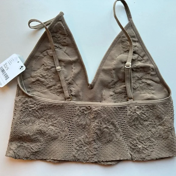 Free People Candy seamy khaki XS/S NEW - Picture 4 of 5